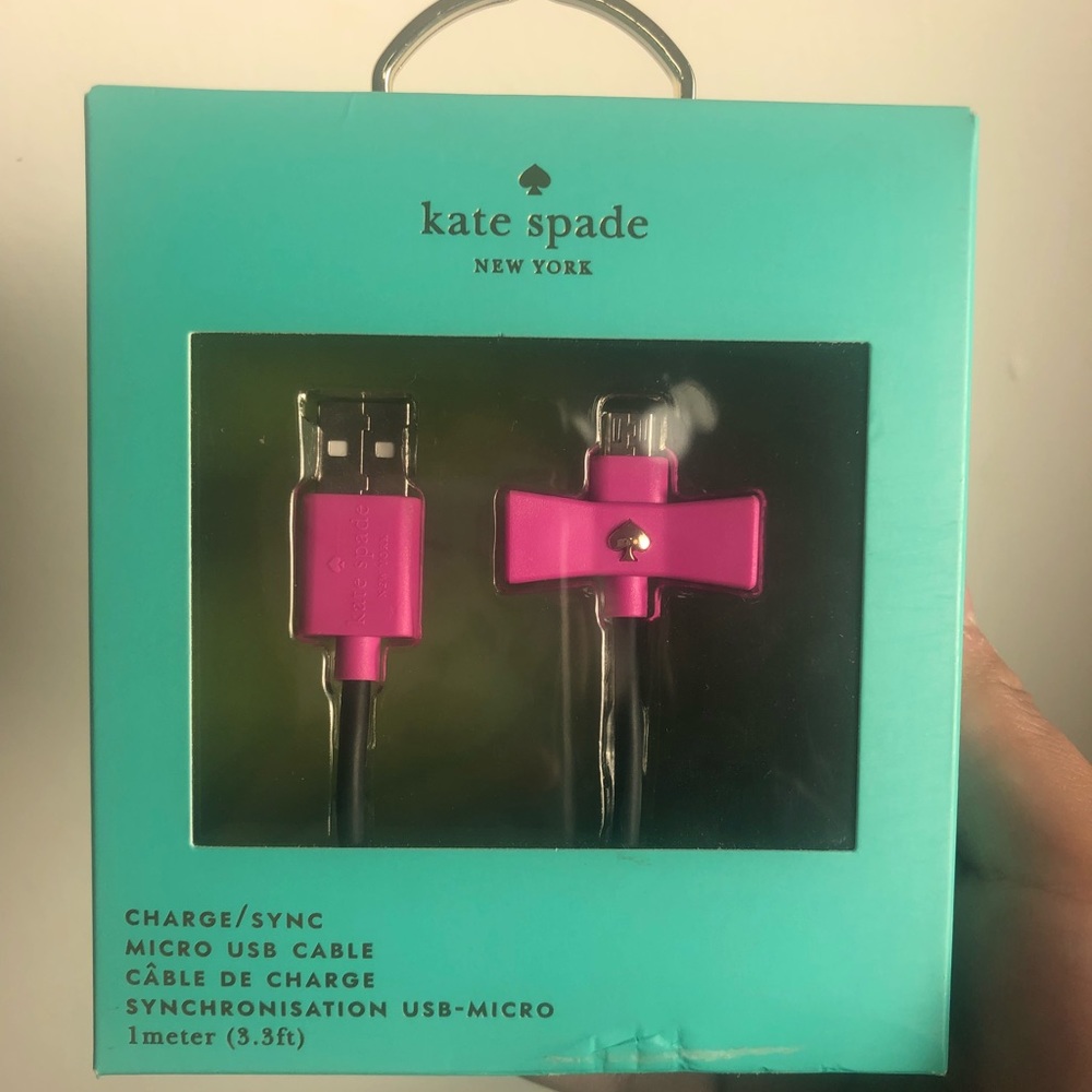 KATE SPADE♠️NEW YORK-Super cute usb charging cable